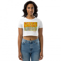 Trees and Forest Organic Crop Top