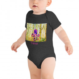Octopus in the Forest Baby short sleeve one piece