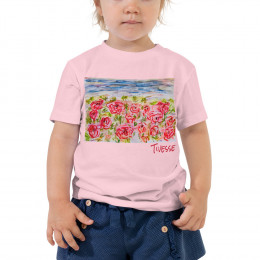 Rolling in Roses Toddler Short Sleeve Tee