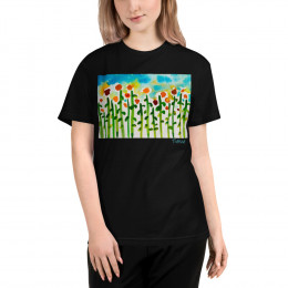 Flowers by the Side of the Road Sustainable T-Shirt