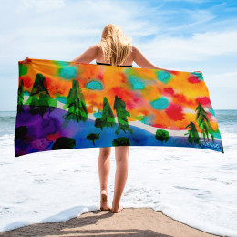 Eagle Harbor Beach Towel