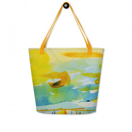 Iconoclast Large Beach Bag with Inside Pocket
