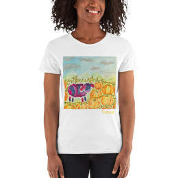 Sheep in the Pumpkin Patch Women's short sleeve t-shirt