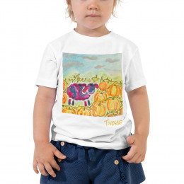 Sheep in the Pumpkin Patch Toddler Short Sleeve Tee