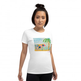 Cow on a Desert Island Women's short sleeve t-shirt