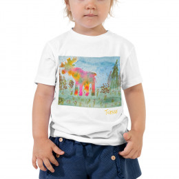 Moose on the Loose Toddler Short Sleeve Tee