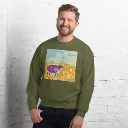 Sheep in the Pumpkin Patch Unisex Sweatshirt