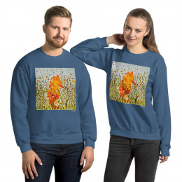 Garden Seahorse Unisex Sweatshirt
